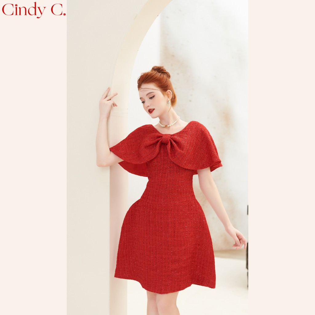 Váy Luv Dress CINDY C chất dạ Tweed 799