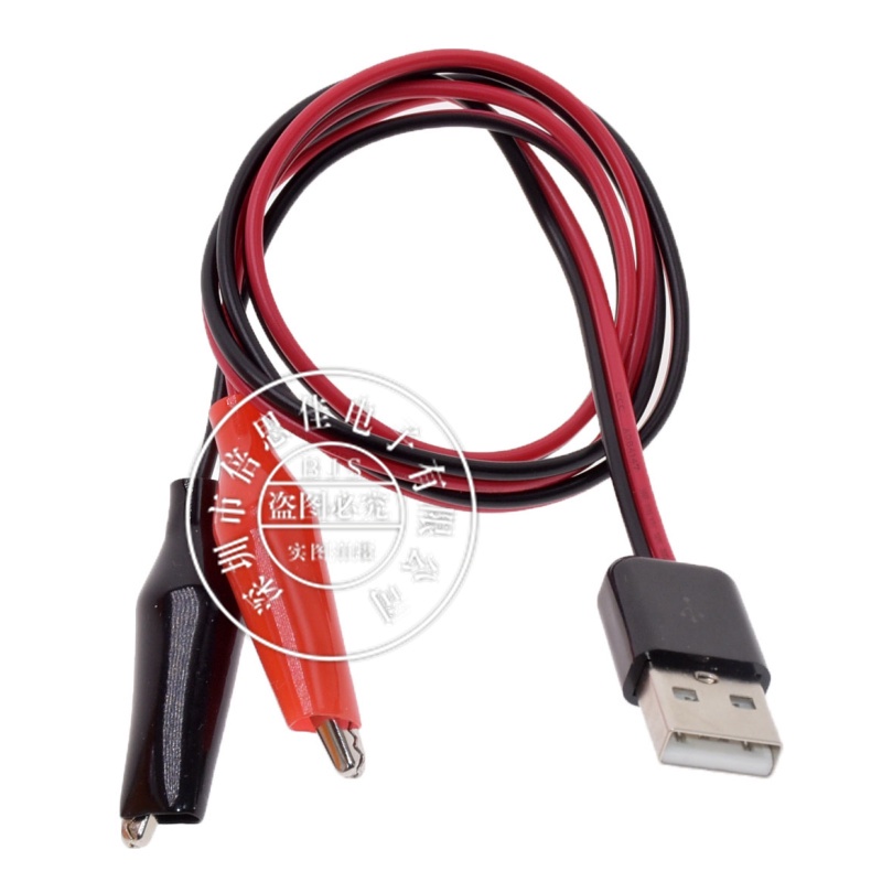 Dây Cáp Đầu Kẹp Cá Sấu USB Kiểm Tra Điện Áp Ampe Kế DC Male/Female