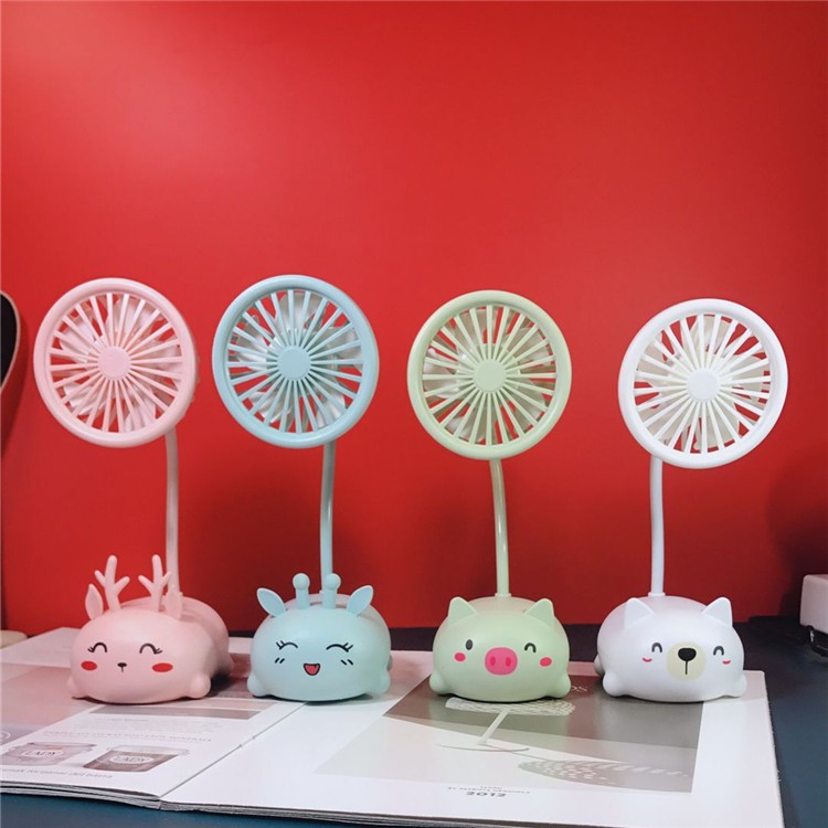 Quạt mini để bàn USB hoạt hình dễ thương Pks TN ( Giao màu ngẫu nhiên) | BigBuy360 - bigbuy360.vn