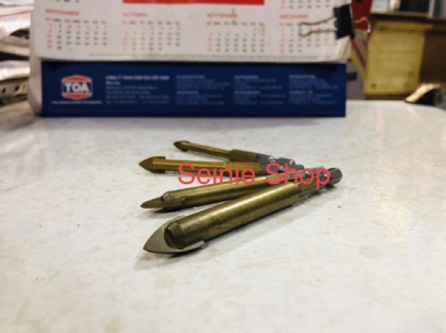 Mũi Khoan Gạch, Đá, Thạch cao 2 cạnh chuôi lục giác 6mm 8mm 10mm 12mm