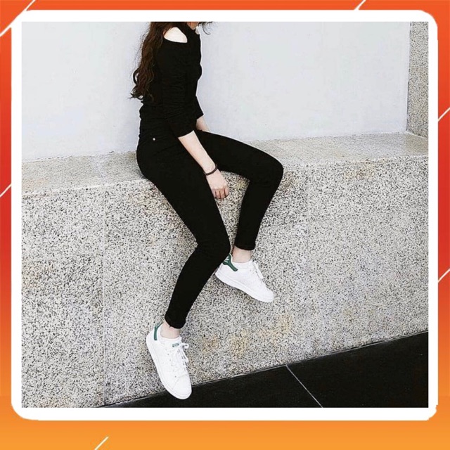 [XẢ KHO - GIÁ SỐC] Quần jean skinny trơn màu 9 tấc lưng cao co giãn tốt form chuẩn | BigBuy360 - bigbuy360.vn