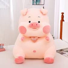 Gấu Bông Heo Má Hồng , Gối Ôm Heo Ú Má HồNg Siêu To KhổNg Lồ Size 70Cm