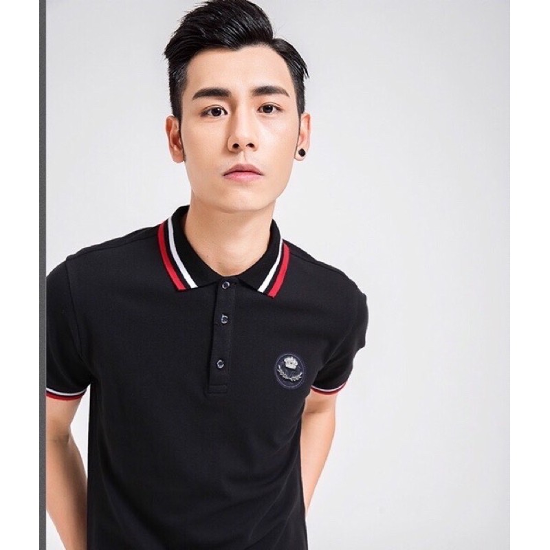 Sale áo phông nam cài khuy cổ dệt body lẻ size