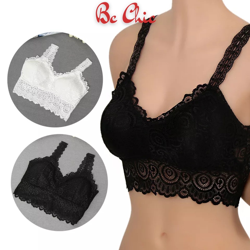 ÁO BRA REN 2 DÂY CỰC XINH 077 BC_CHIC LINGERIE