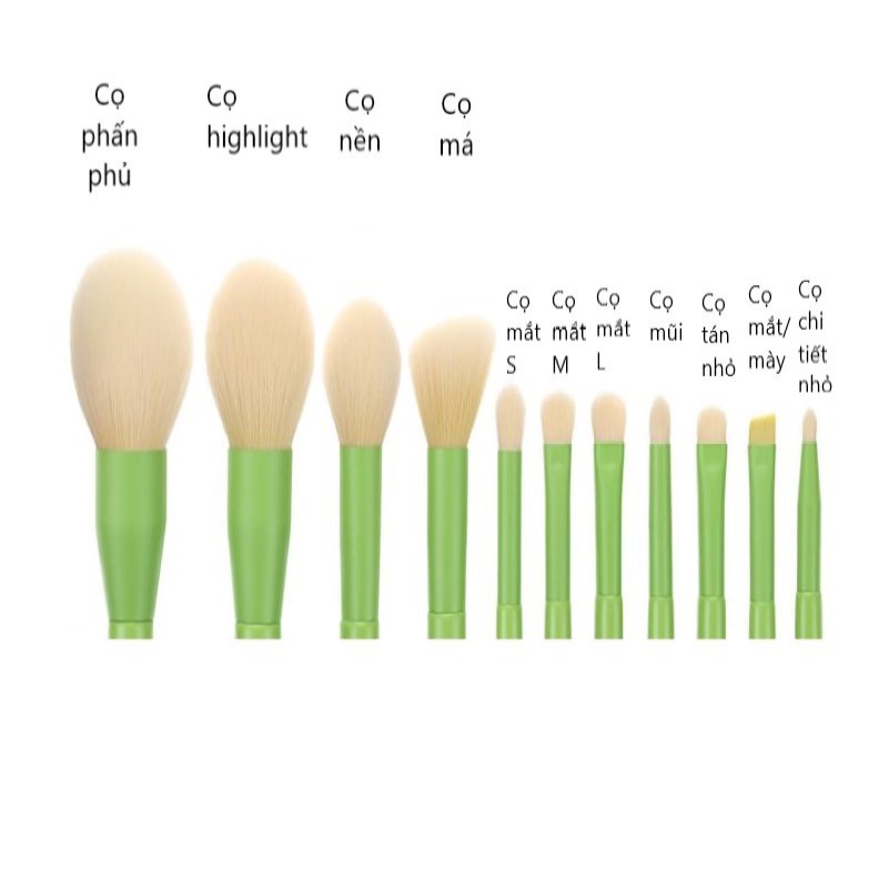 Cọ trang điểm lẻ BY HUFUHOLIC nhiều màu pastel HUFU05 HUFU06 HUFU07 HUFU08
