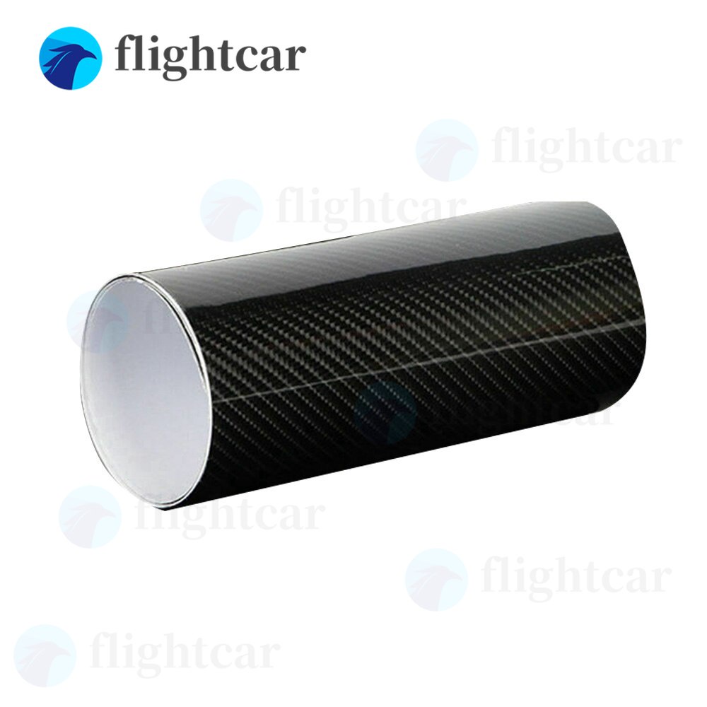 Miếng Dán Trang Trí Xe Hơi 7D Bằng PVC Sợi Carbon Chống Thấm Nước 30*152cm