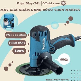 Máy chà nhám đánh bóng tròn Makita GV6010 mini total rung cầm tay dùng cho ô tô, xe máy