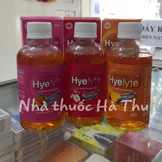 Nước bù điện giải Hyelyte hương dâu, táo, cam cho trẻ từ dưới 2 tuổi - chống mất nước, giải khát, hỗ trợ tiêu hóa