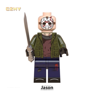 Mô Hình Lắp Ráp Nhân Vật Jason Jack Skellington Freddy Minnie Draven Trong Phim Kinh Dị