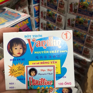 Bột Vani hiệu em bé 1 hộp * 100 ống