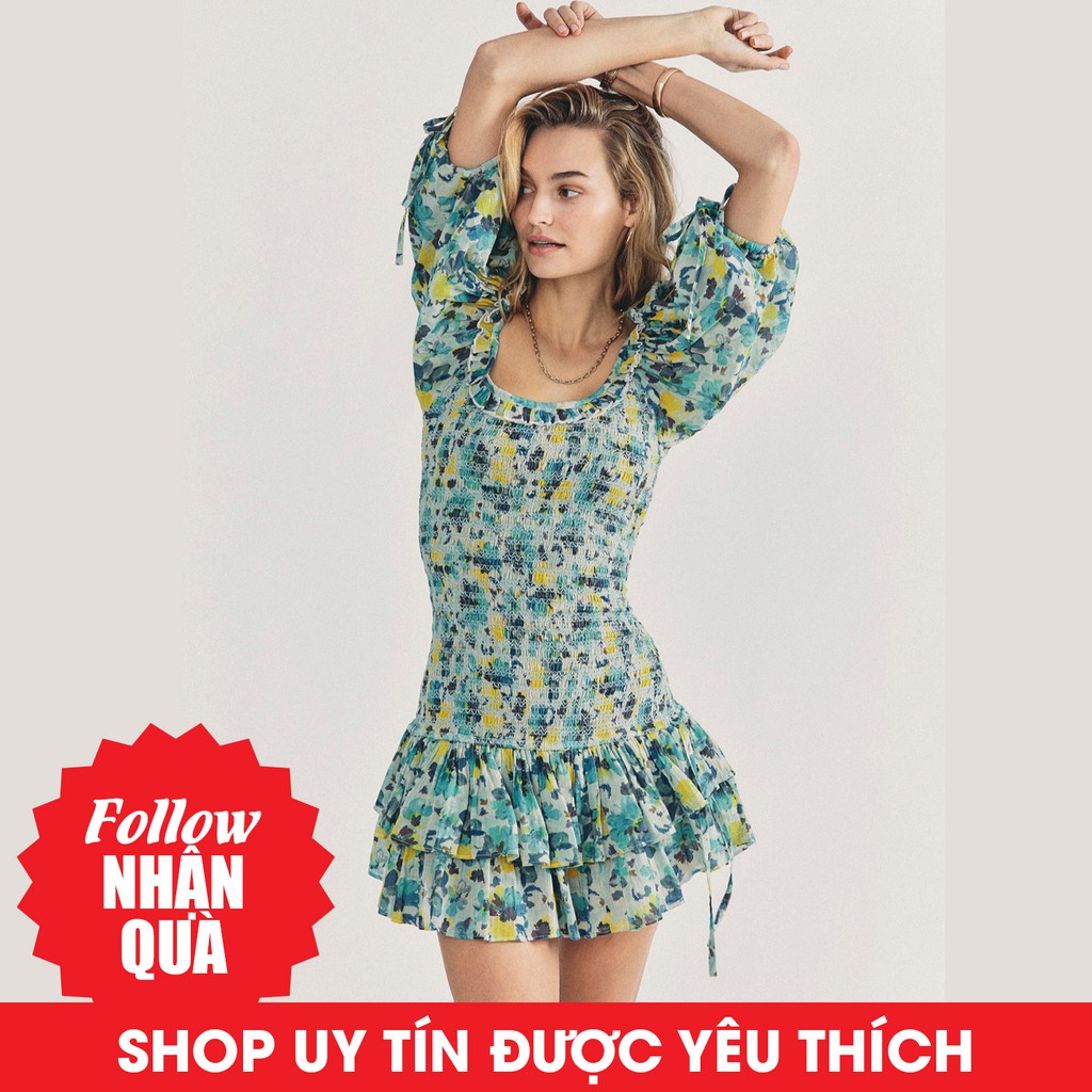 Đầm Zara chun ôm họa tiết xinh đẹp DH15OCG68N10