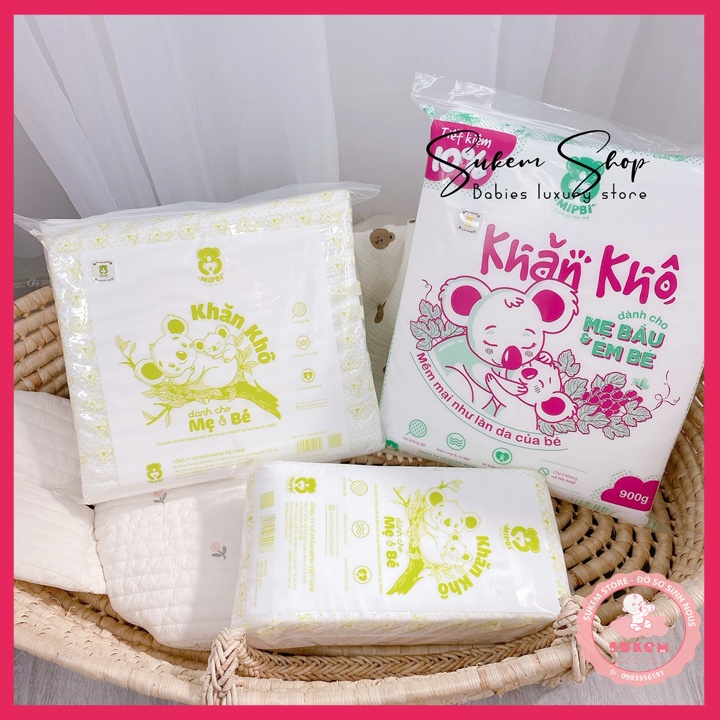 Giấy Khô Đa Năng Mipbi - Gói 300G, 600G, 900G An Toàn Cho Bé Yêu