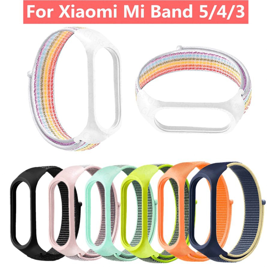 Dây Đeo Nylon Thay Thế Cho Đồng Hồ Thông Minh Xiaomi Mi Band 4 Mi Band 3 Mi Band 4