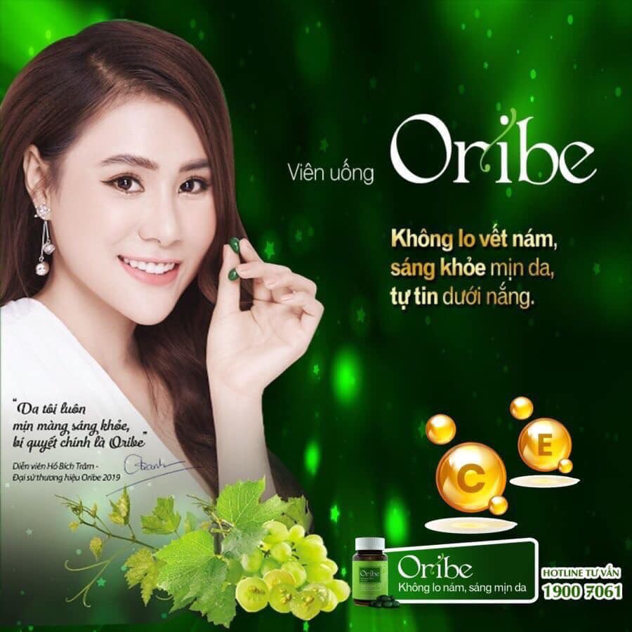 Viên Uống Đẹp Da ORIBE - Giúp Chống Oxy Hóa & Bảo Vệ Làn Da Tối Ưu - Hộp 30 viên - Top1pharmacy | Thế Giới Skin Care