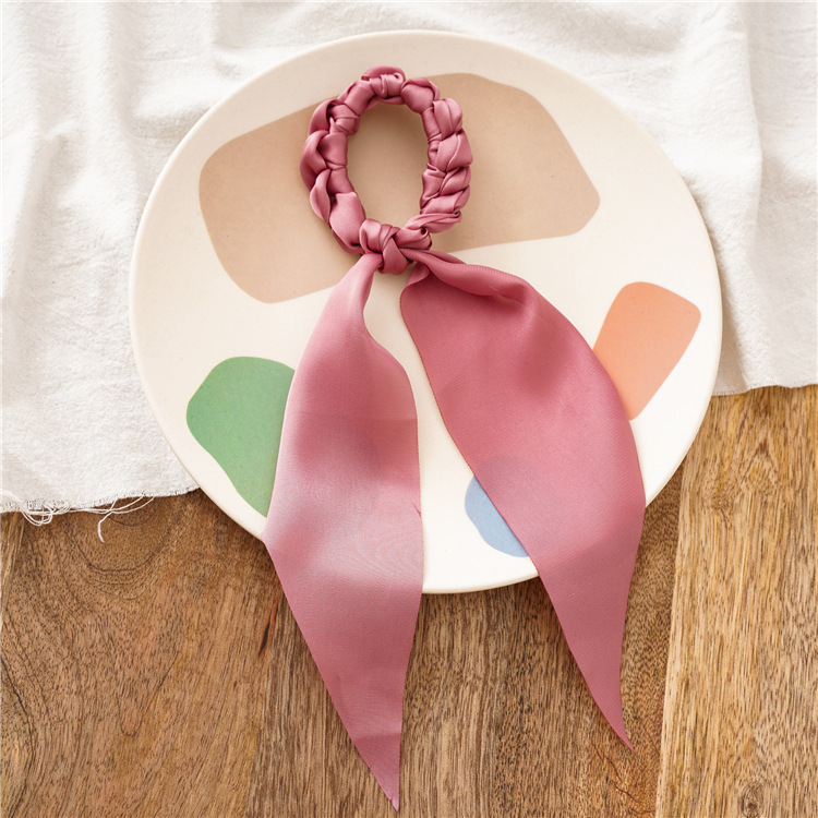 Dây buộc tóc đính nơ xinh xắn cho nữ