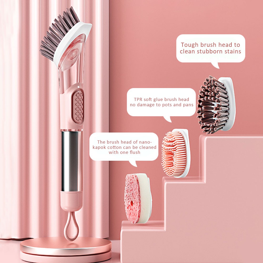 Bàn Chải Vệ Sinh Nhà Bếp Cán Dài 29.5 8cm | BigBuy360 - bigbuy360.vn