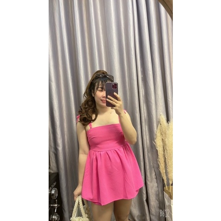 [Shop bigsize nữ 50kg đến 90kg] Set áo dây mix quần short
