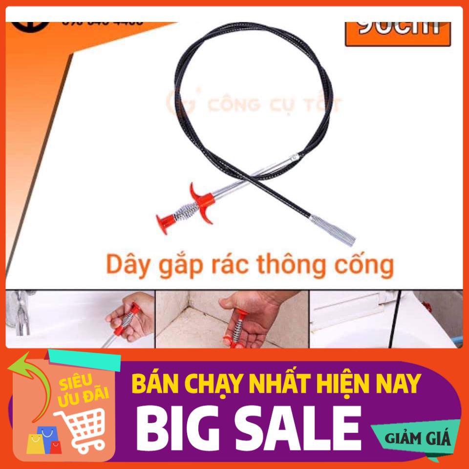 [GIẢM GIÁ SIÊU SỐC] QUE GẮP RÁC LÒ XO THÔNG CỐNG ĐA NĂNG