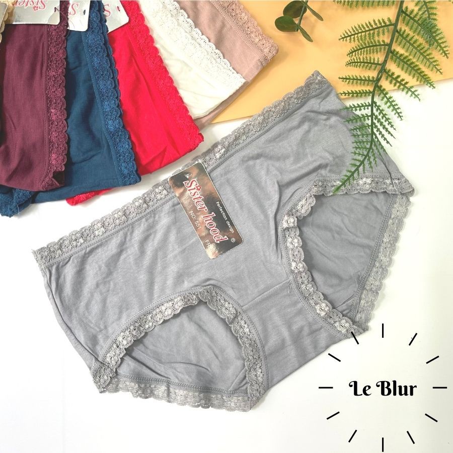 Quần lót nữ cotton, chip viền ren dành cho vòng 3 nhỏ Thái Lan Sister Hood 551, Leblur | BigBuy360 - bigbuy360.vn