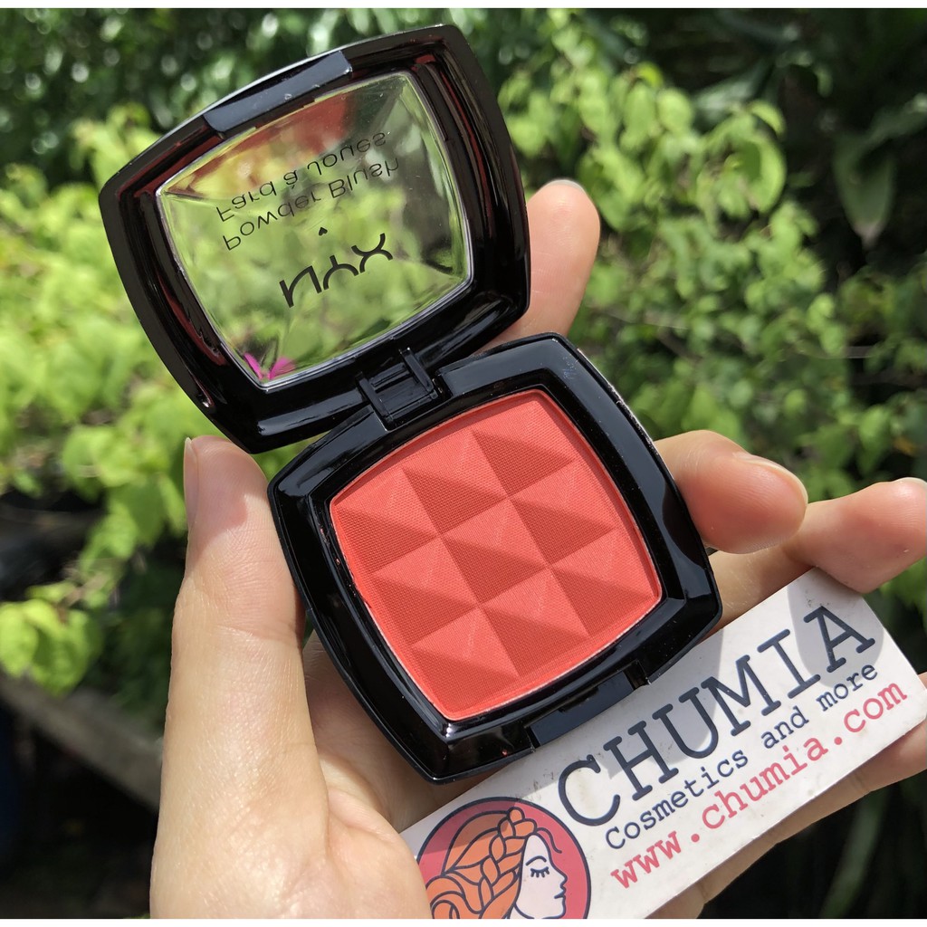 Má hồng phấn NYX Cosmetics Powder Blush - Cinnamon