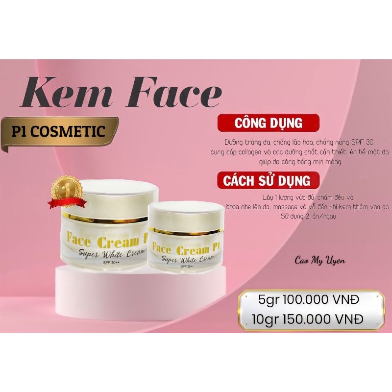𝐅𝐑𝐄𝐄 𝐒𝐇𝐈𝐏 - Kem Face Cream Ponry P1