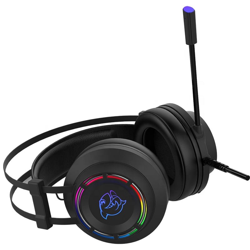 Tai nghe gaming AJAZZ DHG160 RGB ( Black/ Pink/ Orange) | BigBuy360 - bigbuy360.vn