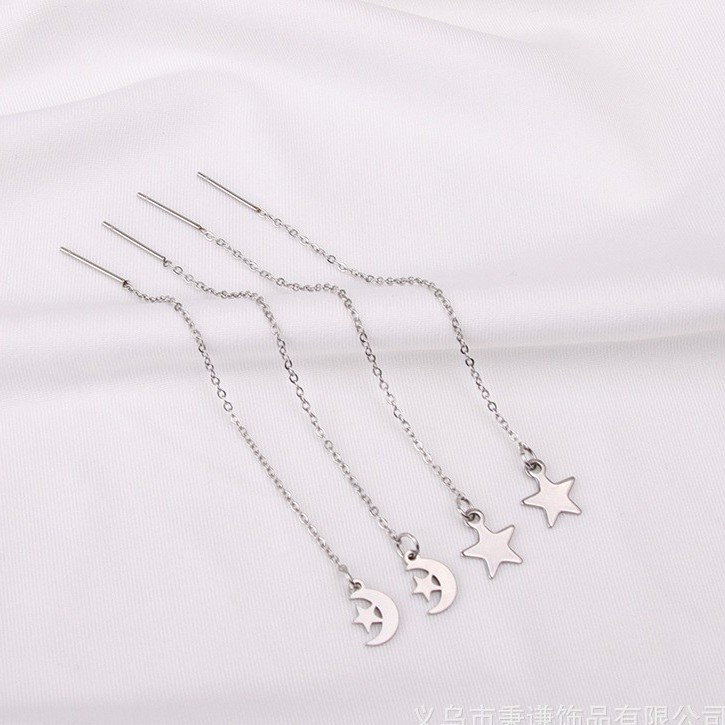 Bông tai nữ móc treo dài trang sức hàn quốc