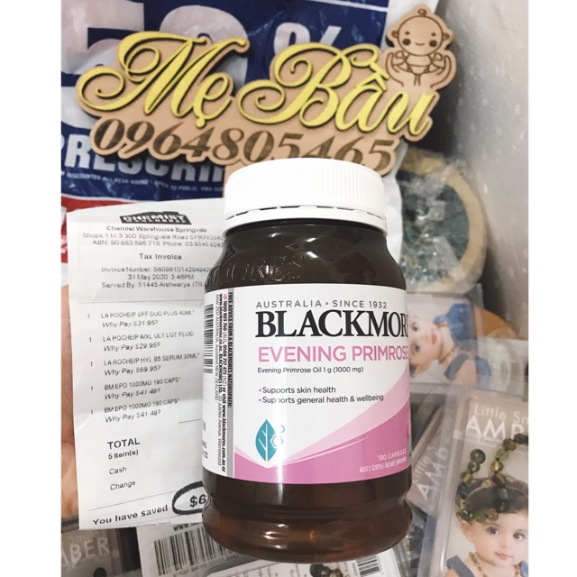 Tinh dầu hoa anh thảo blackmores 190v