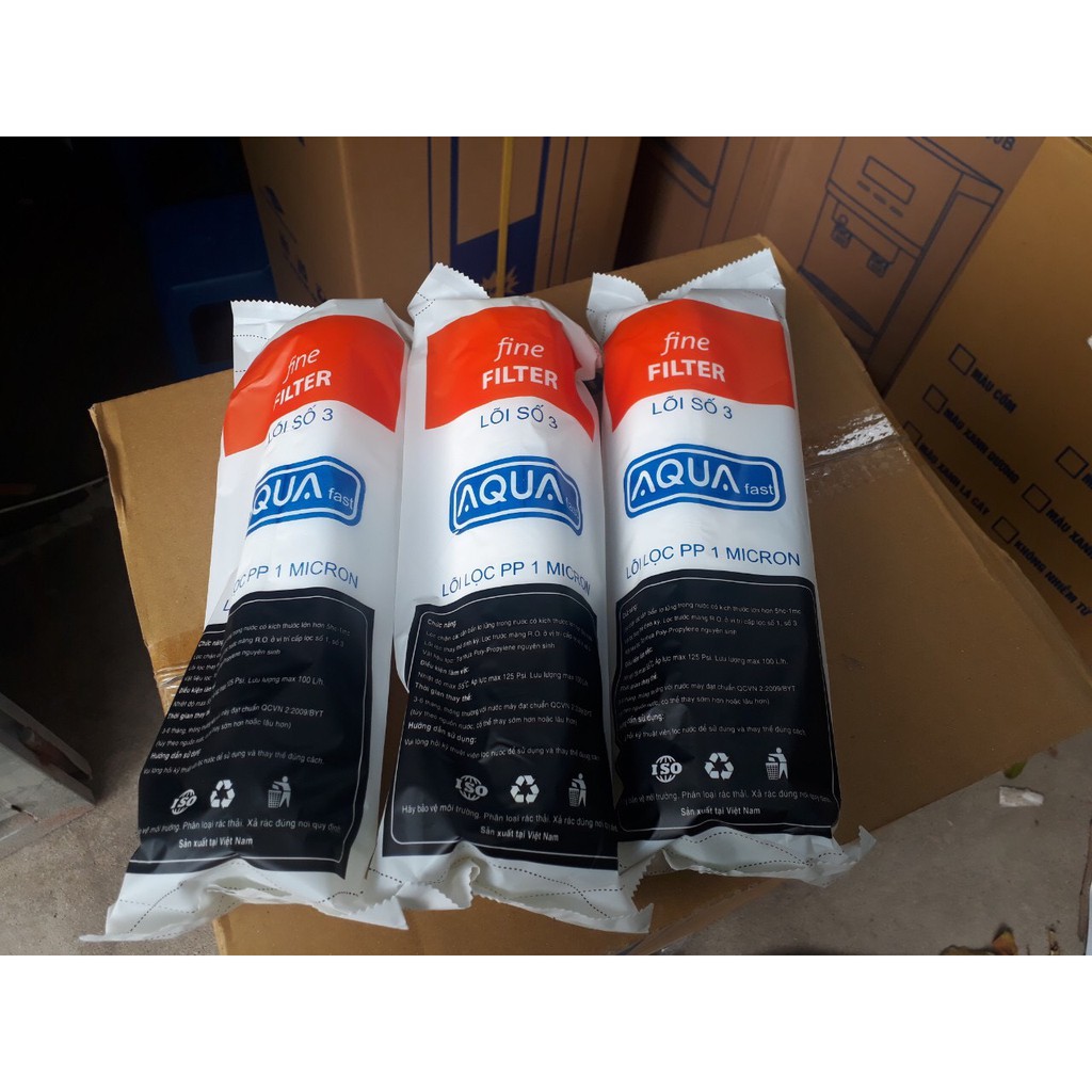Bộ lõi lọc nước AQUA số 1-2-3