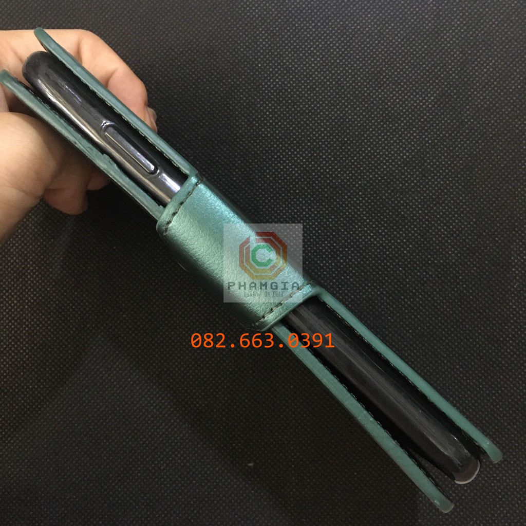 Bao da IPhone XS Max có nắp gập ngăn đựng thẻ tiện lợi