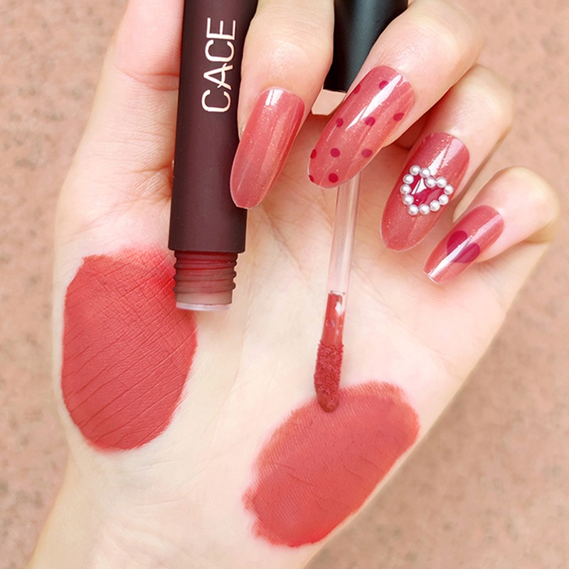 Bộ 4 Son Môi Chống Thấm Nước Lâu Trôi Kèm Hộp Dễ Thương Thích Hợp Làm Quà Tặng Valentine