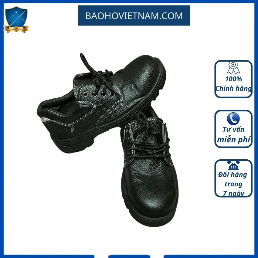 Giày bảo hộ lao động A2 Nhật Quang mũi giày bọc thép chống đinh, đế cao su chống trượt | BigBuy360 - bigbuy360.vn