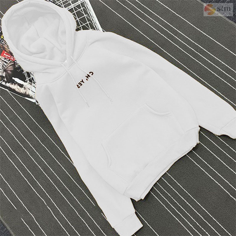 Áo Hoodie In Chữ Oh Yes Thời Trang Thu Đông 2017