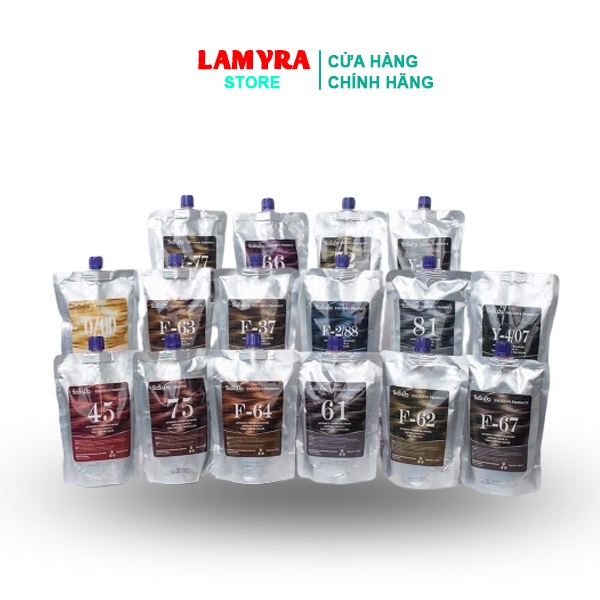 Thuốc nhuộm tóc phủ bạc SASABA - Màu lên từ nền đen tự nhiên không cần nâng tẩy Lamyra