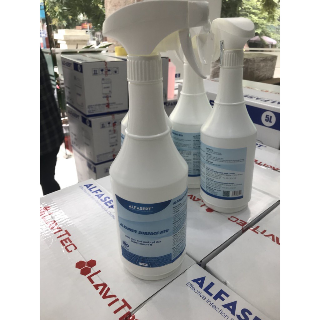 Dung Dịch Xịt Bề Mặt MEGASEPT Surface-RTU Giúp Diệt Khuẩn Nhanh Chóng, Hiệu Quả Lọ 750ml