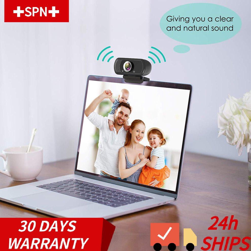 Webcam 1080p Kèm Giá Đỡ Bảo Vệ Chuyên Dụng Cho Pc Laptop | BigBuy360 - bigbuy360.vn