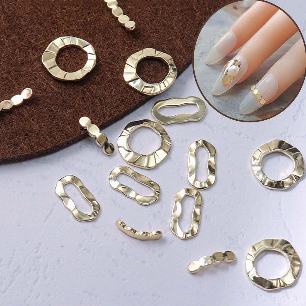 OCEANMAP Đinh Tán Kim Loại Trang Trí Móng Tay