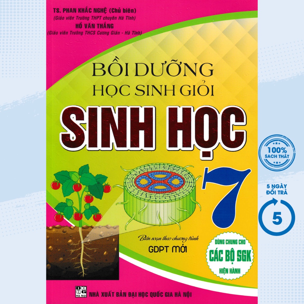 Sách Tham Khảo - Bồi Dưỡng Học Sinh Giỏi Sinh Học 7 - Phan Khắc Nghệ - HA