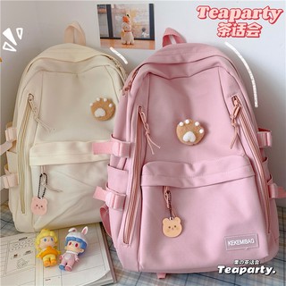 Cặp sách nữ đi học, balo ulzzang hàn quốc basic 2dkd kekemi.
