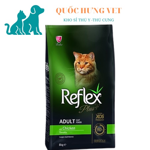 REFLEX Adult Plus 1.5kg - Thức Ăn Hạt Cho Mèo Từ Thổ Nhĩ Kỳ- quốc hưng vet