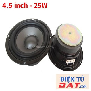 Loa siêu trầm 4.5 inch 4Ω 25W - đen