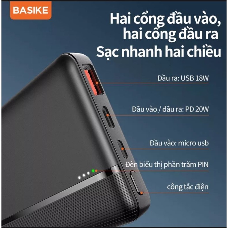 Pin dự phòng Basike