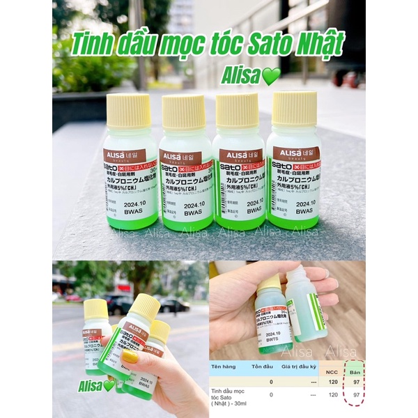 Tinh chất mọc tóc thảo dược-ALISA