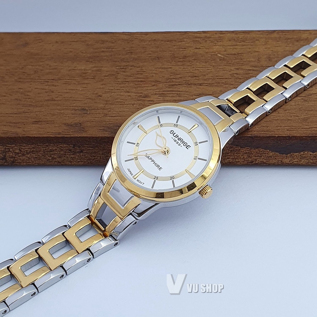 Đồng hồ nữ SUNRISE 9976SA - Chính hãng, Kính Sapphire