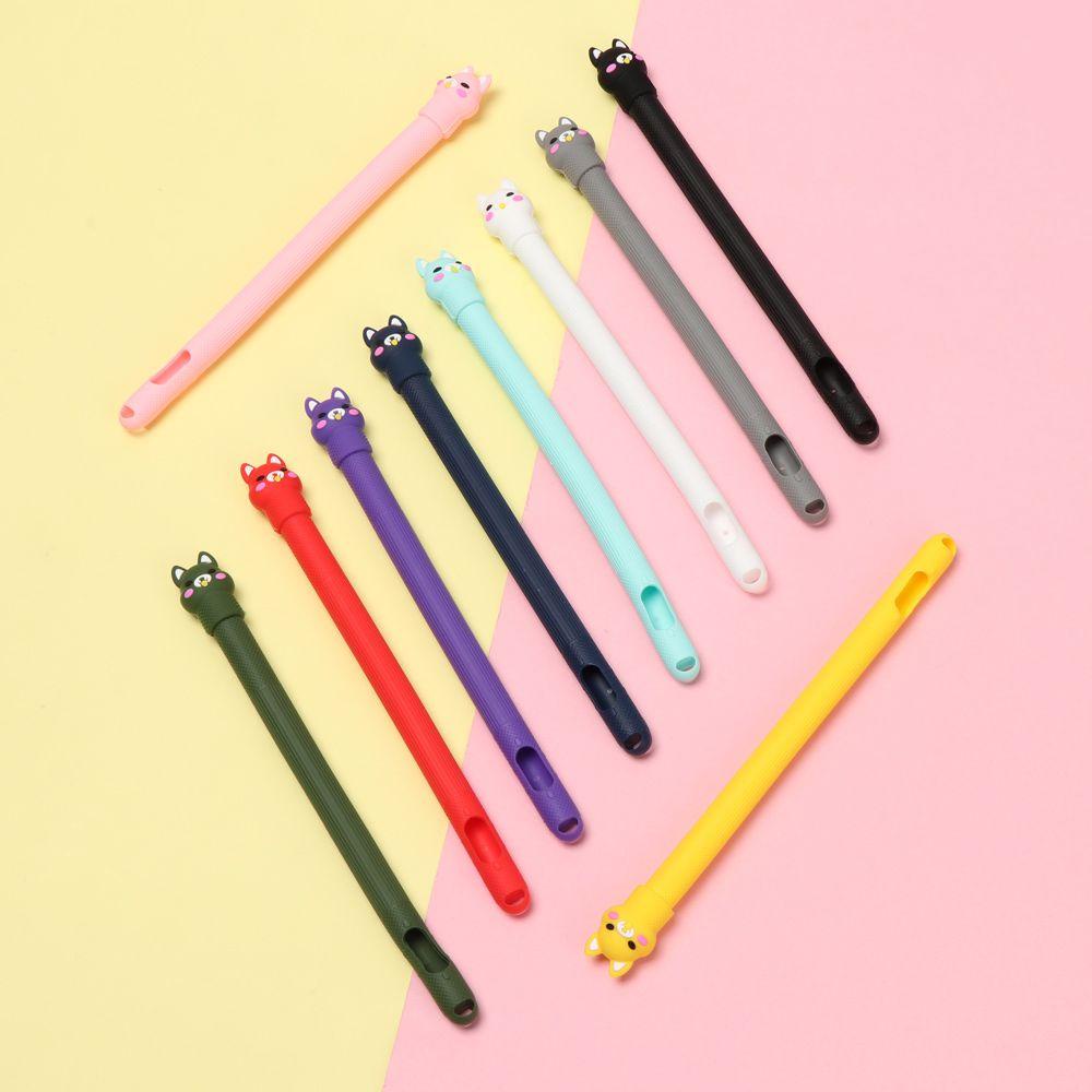 BEBETTERM Hộp Đựng Bút Bằng Silicone Chống Trượt Hình Gấu Hoạt Hình Cho Máy Tính Bảng Pencil 1st