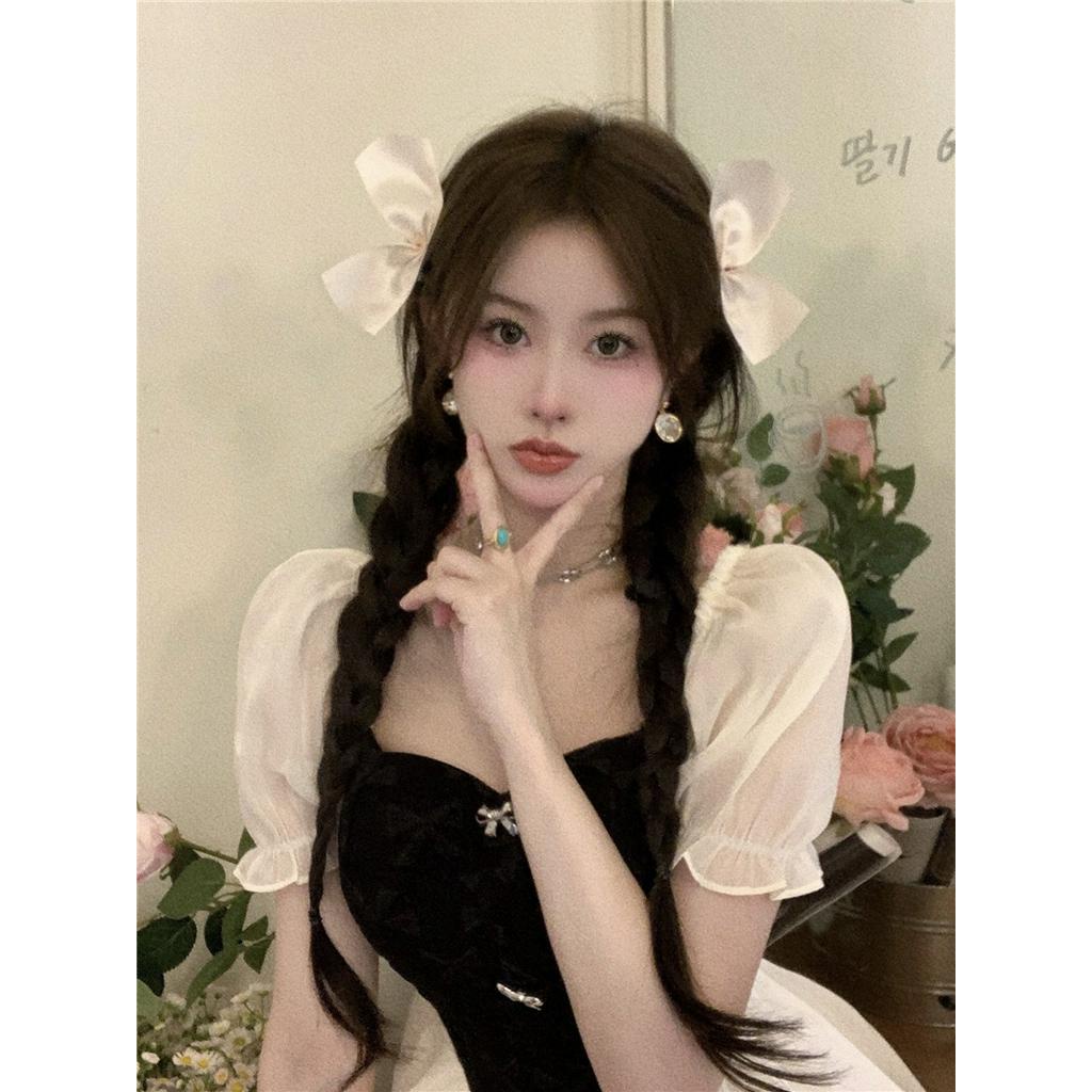 Đầm Công Chúa Tay Phồng Thiết Kế Mới Xinh Xắn Thời Trang