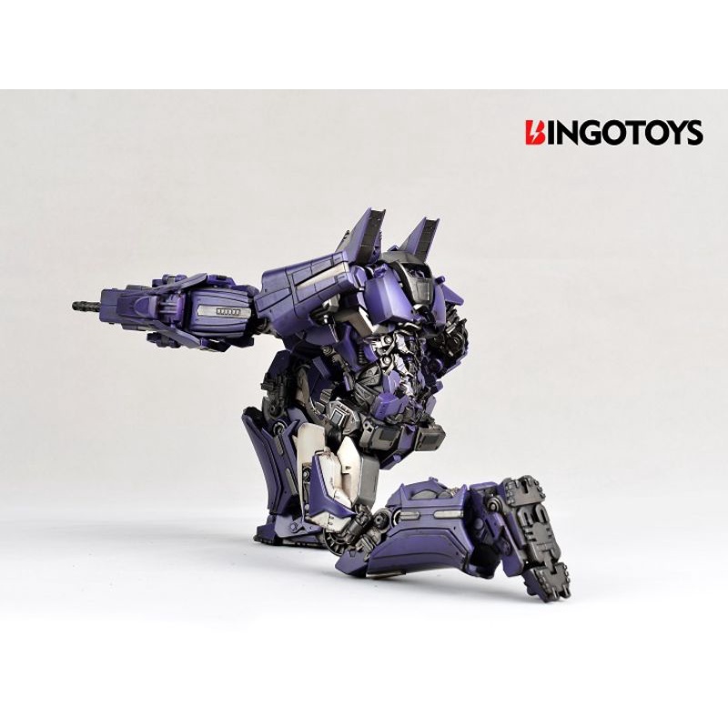 Sẵn kho new mô hình robot biến hình transformers Silencer Shockwave BT01 BINGOTOYS