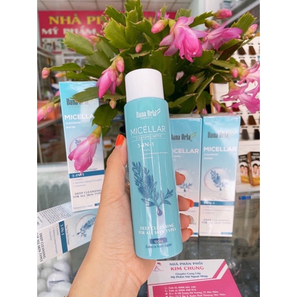 NƯỚC TẨY TRANG Micellar 3 in 1 Dana Orla 150ml