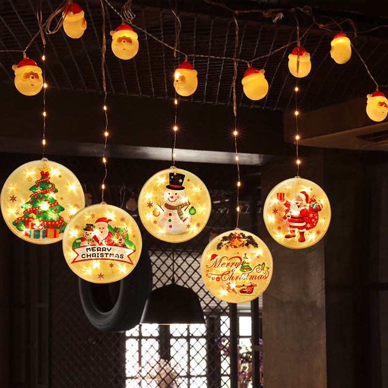 Dây Đèn LED Dùng Trang Trí Rèm Cửa Mừng Năm Mới 2023