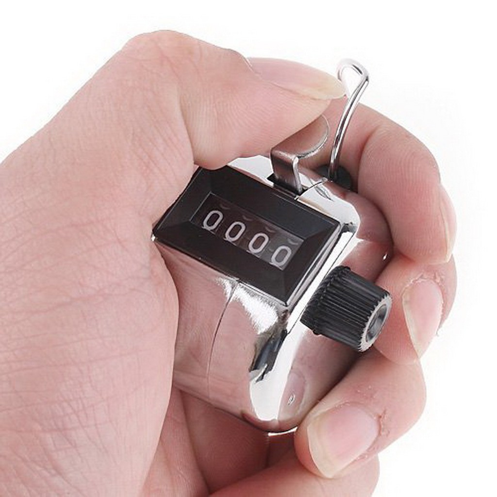 Bộ đếm bằng tay 4 số phục vụ công tác kiểm điếm ngày công, ngày thu hoạch trong nông nghiệp, quân sự, kỹ thuật